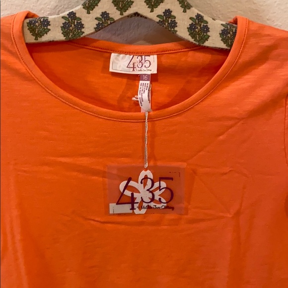 NWT Matilda Jane 435 16 Orange Be Right Over Tee! - Picture 3 of 9
